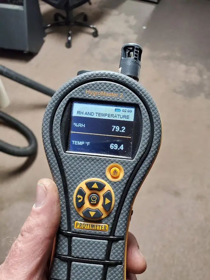 Moisture meter humidity assessment for Fire & Smoke Damage Restoration in South Hanover
